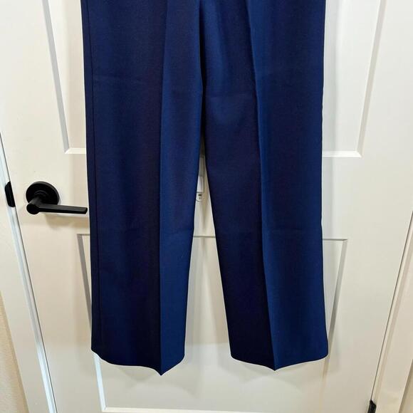 Vintage 70s NWT Levis Strauss Polyester Dress Pants Womens Sz 10 Navy Made USA - Picture 7 of 9